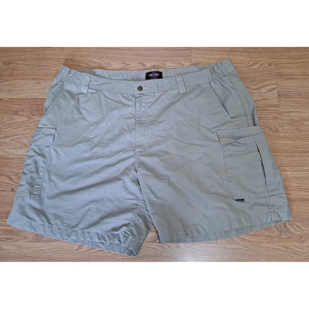 Tru Spec Shorts Mens Size 48 Cargo Beige Khaki Utility Tactical Elastic On Sides